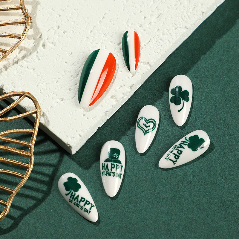 Trendy Nail Art in Irish Style Kalsten