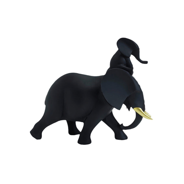 Decorative Elephant Family Sculpture Kalsten