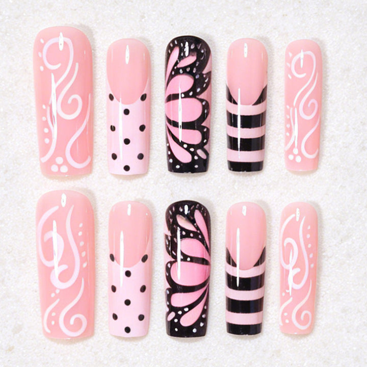 Artistic Butterfly Nail Design Kalsten