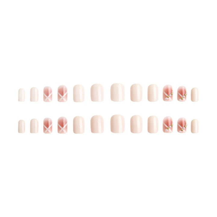 Acrylic nail set with elegant and playful design Kalsten