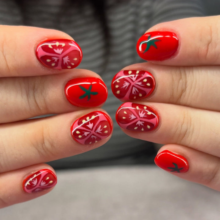 Nail art set with floral and creative design Kalsten