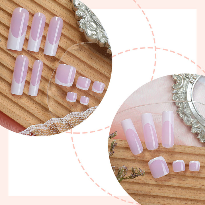 Elegant Sculpted Press-On Nail Art Set Kalsten