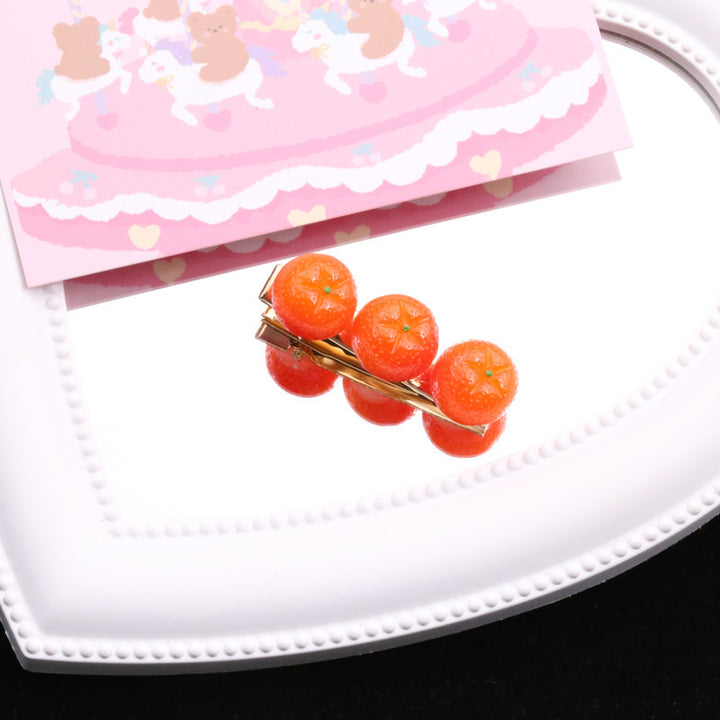 Decorative Citrus Fruit Hair Clip Kalsten