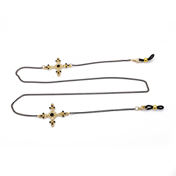 Elegant Necklace with Artificial Stone Pendants Kalsten