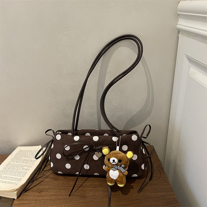 Playful Polka Dot Shoulder Bag