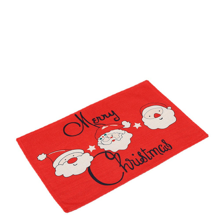 Christmas place mats with festive Santa motif Kalsten
