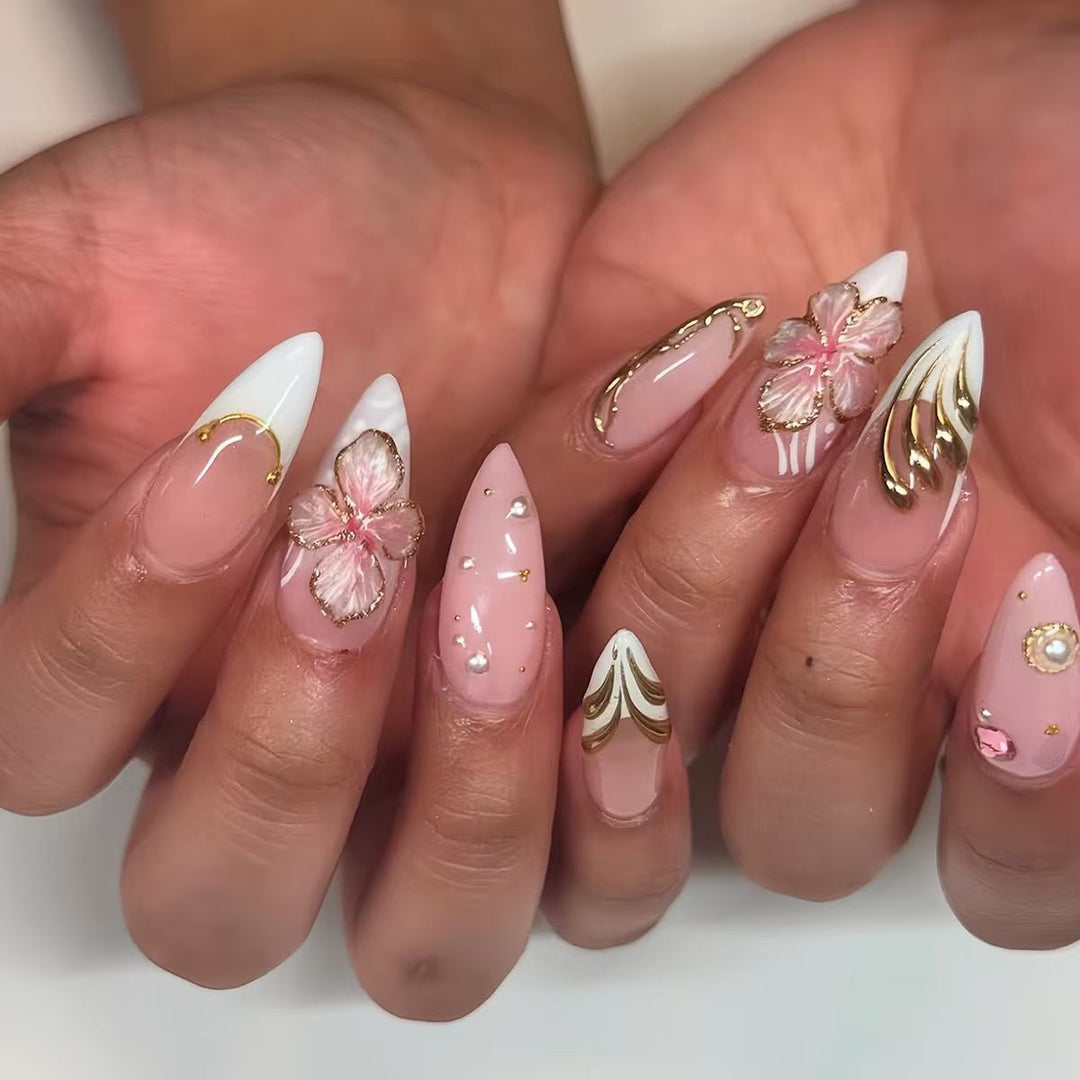Elegant Gel Nail Art Extensions Kalsten