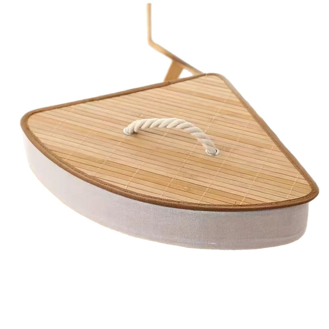 Practical Laundry Basket Made of Bamboo with Lid Kalsten