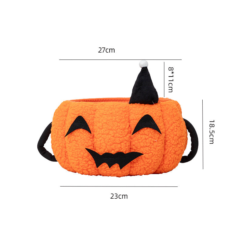 Playful Decorative Storage Basket In Pumpkin Design Kalsten
