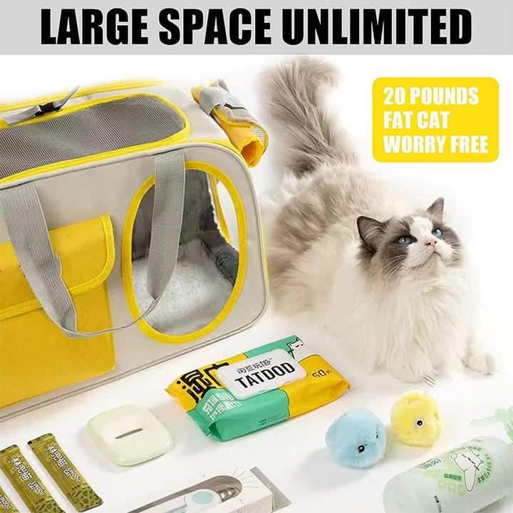 Pet carrier bag with breathable compartments Kalsten