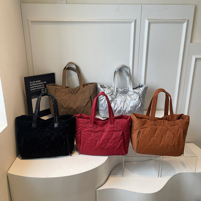 Spacious Quilted Travel Tote Kalsten