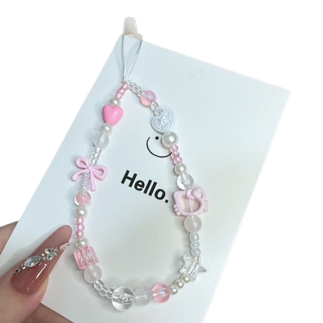 Charm Beaded Phone Necklace Kalsten