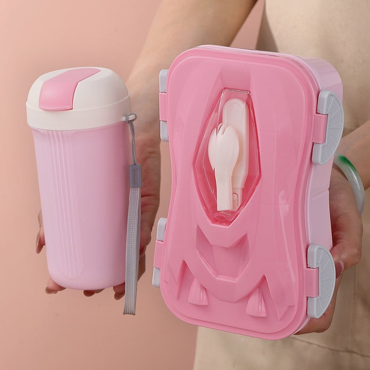 Stylish Insulated Water Bottle and Food Storage Box Set