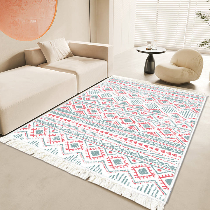 Decorative Geometric Pattern Area Rug Kalsten