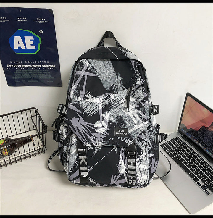 Artistic Graphic Print Backpack Kalsten 1790951131