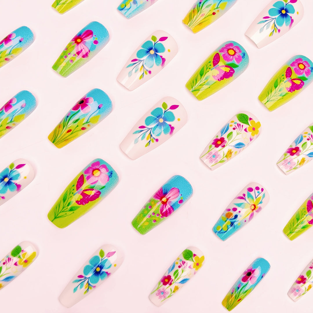 Creative Flower Nail Design Kalsten