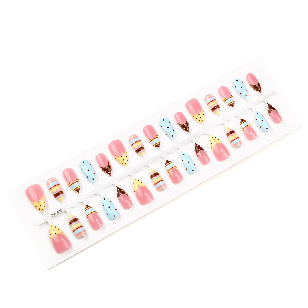 Glamorous Press-On Nail Art Set