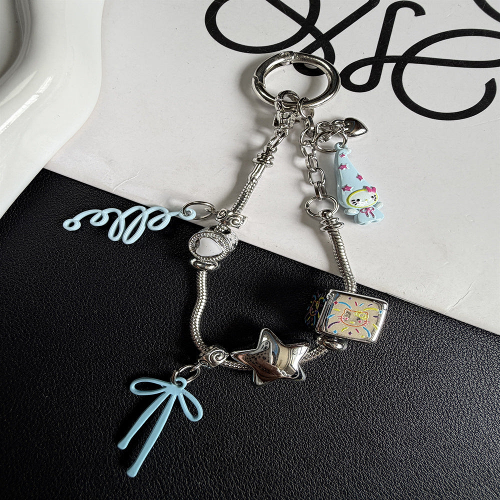 Playful Charm Beaded Keychain Kalsten