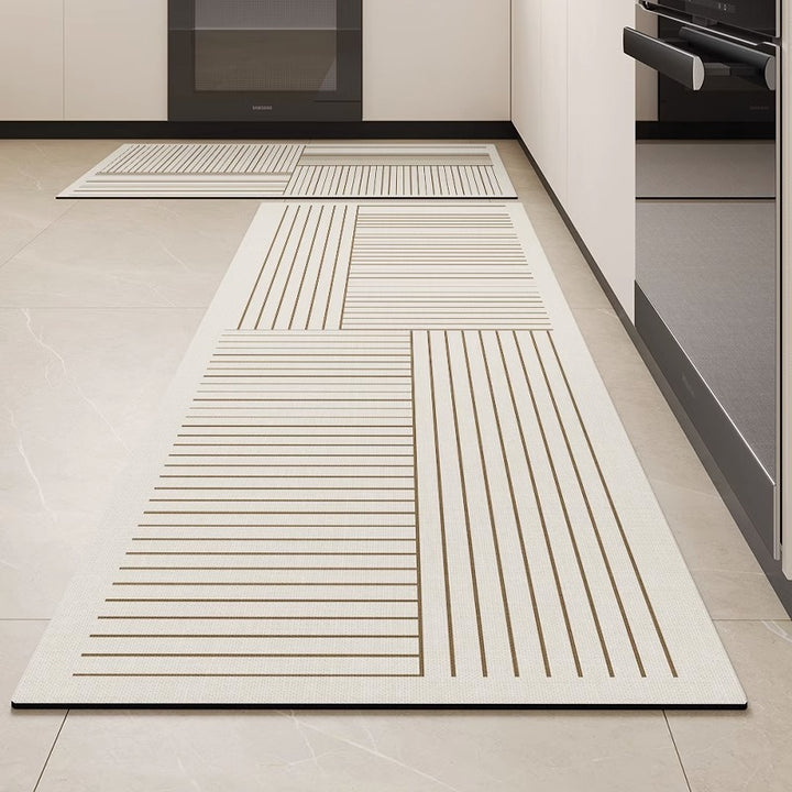 Abstract Line Art Non-Slip Kitchen Mat Kalsten