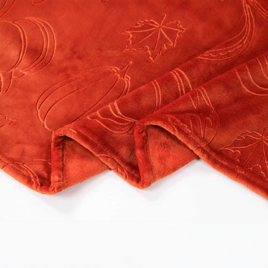 Decorative Plush Bed Throw Blanket