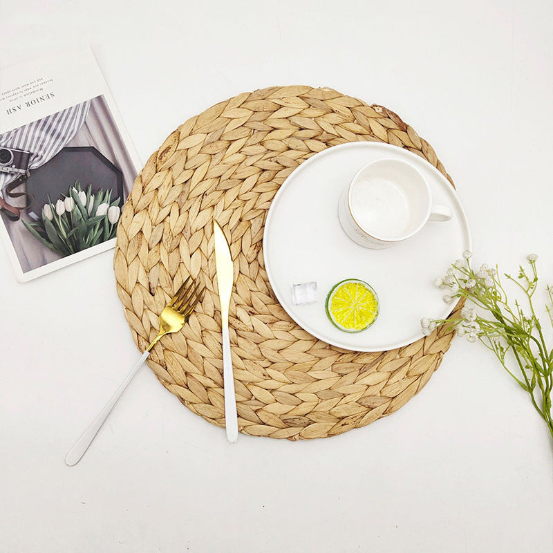 Rustic Round Weaving Coaster Kalsten