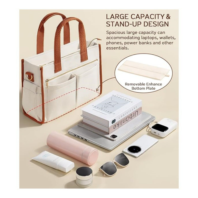 Elegant Handbag with Multiple Compartment System Kalsten
