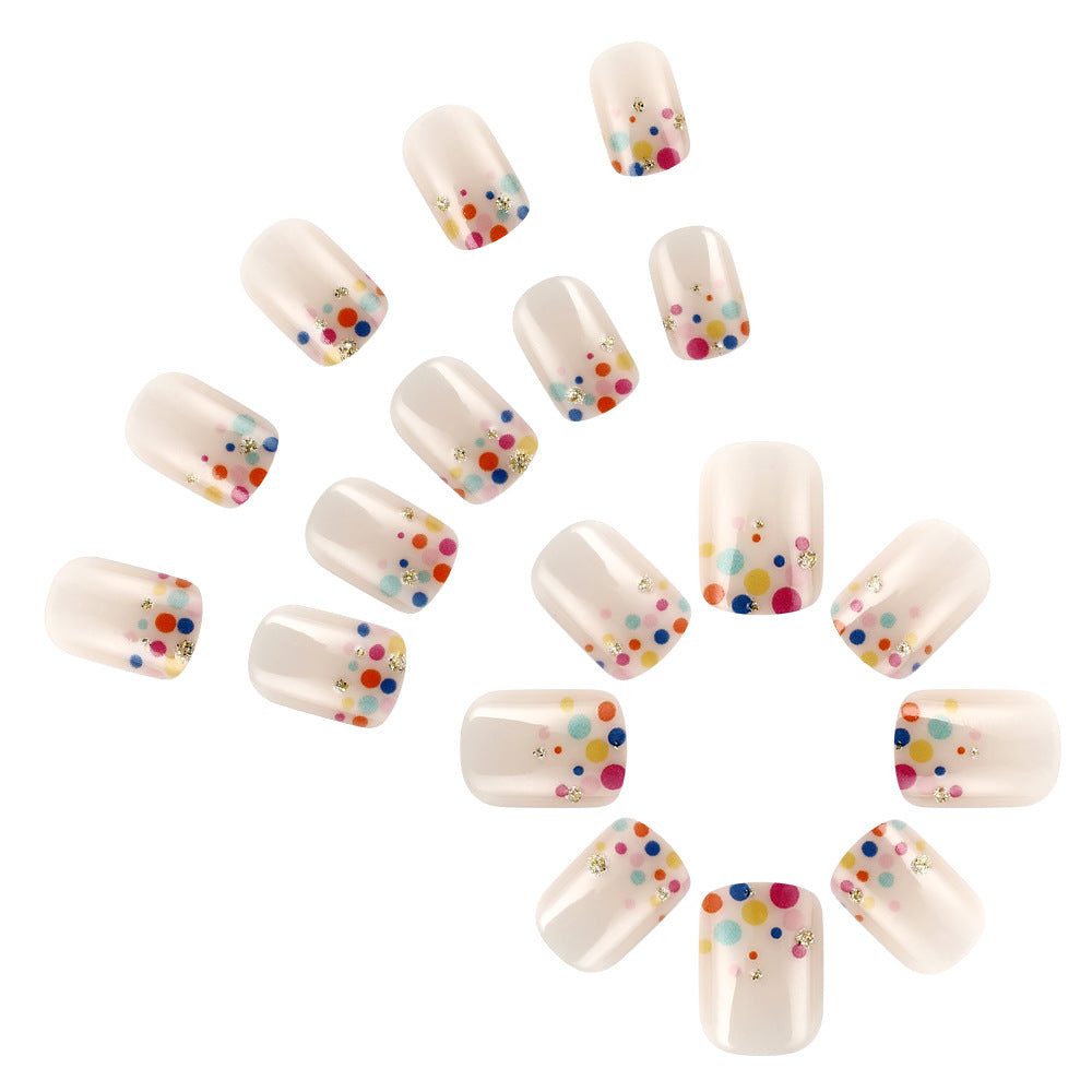 Colorful Dotted Gel Nail Art Set Kalsten