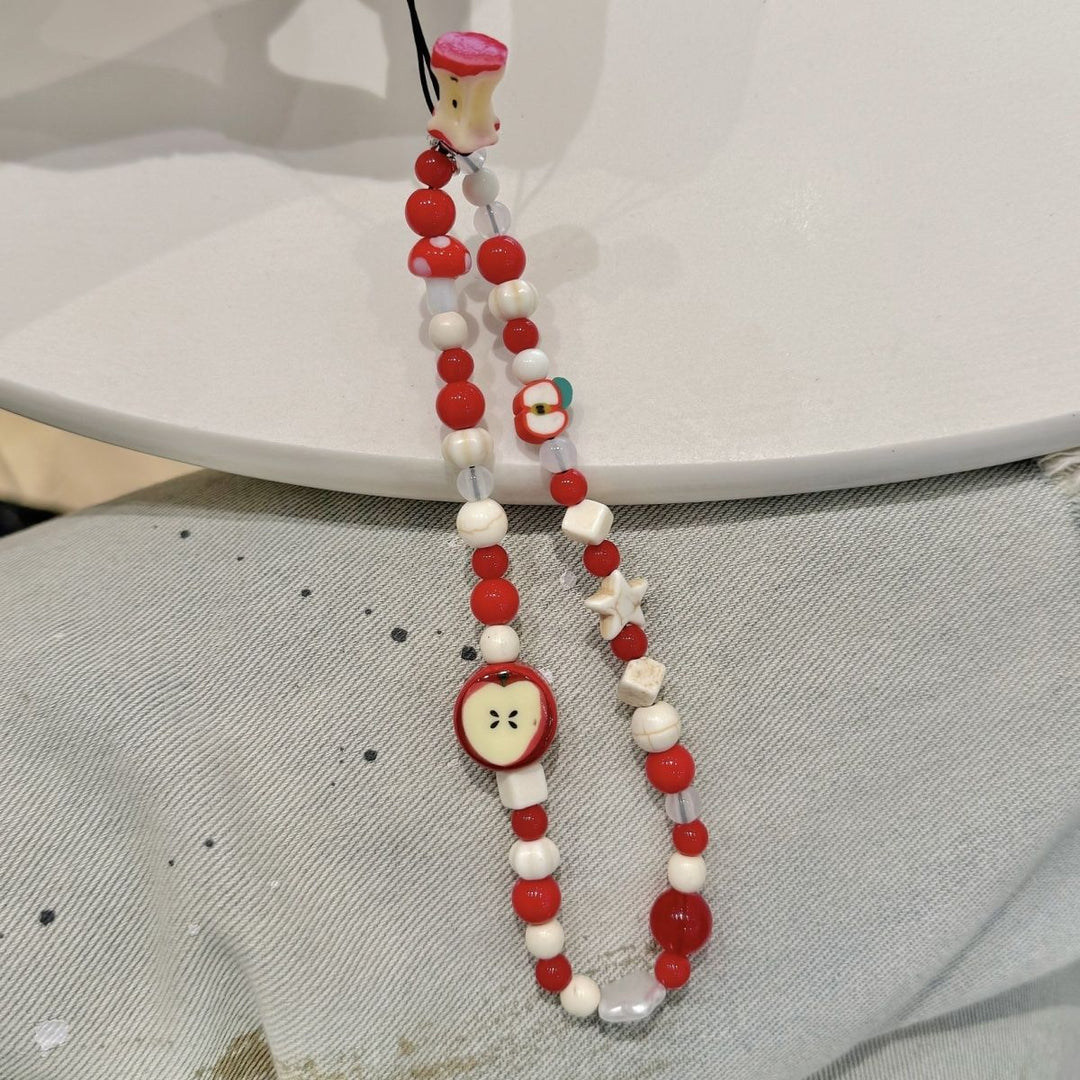 Beaded Charm Mobile Strap Kalsten