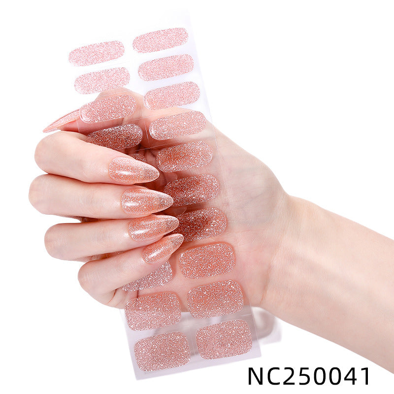 Elegant Glitter Nail Wraps