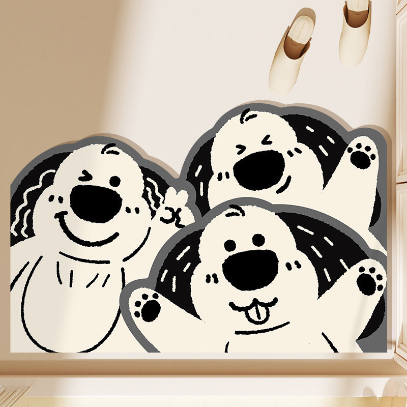 Cute Cartoon Bunny Decorative Doormat Kalsten