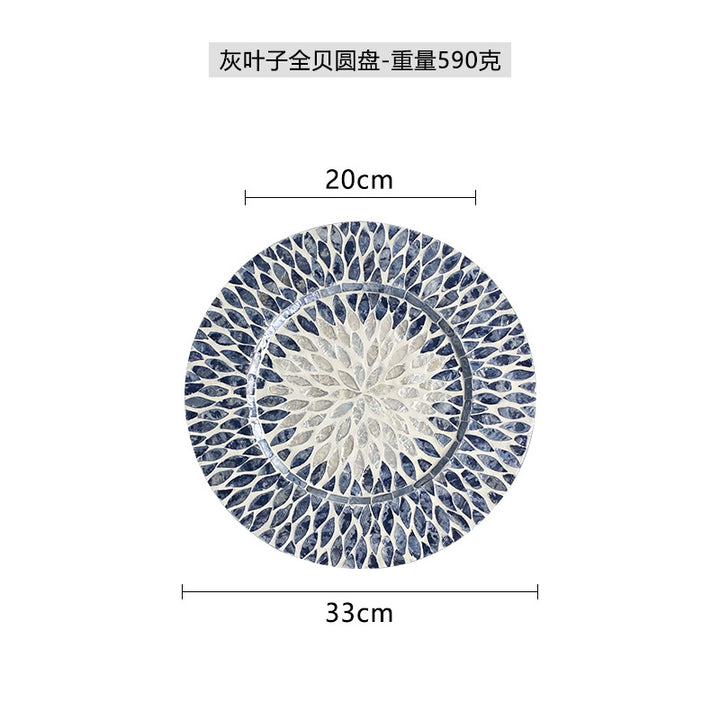 Ladies Elegant Porcelain Serving Platter with Unique Floral Pattern Kalsten
