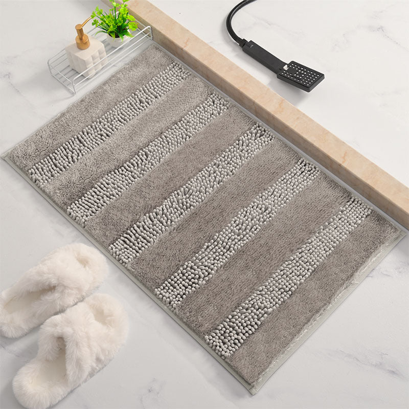 Plush Textured Shower Rug