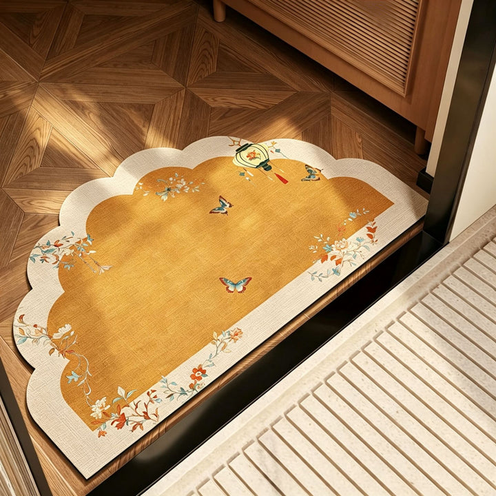 Decorative Scalloped Area Rug