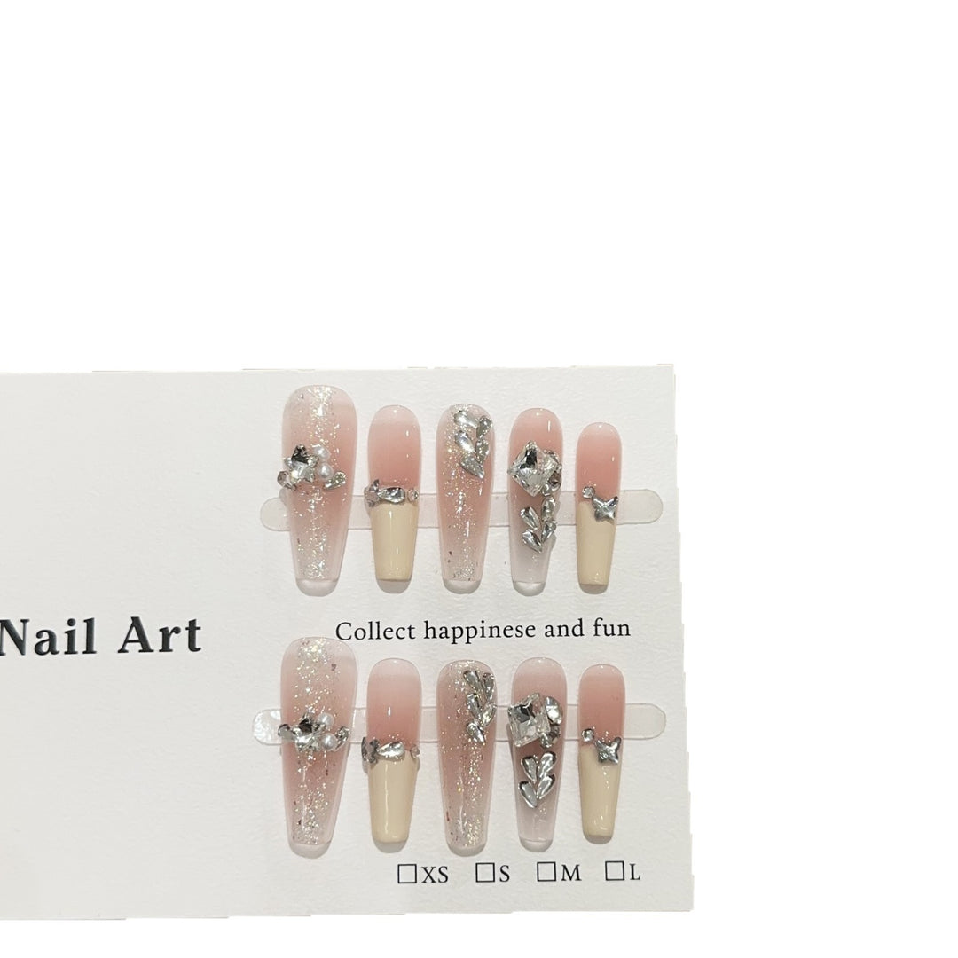 Decorative Glittering Press-On Nail Set
