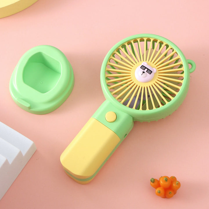 Ladies portable hand fan with cute animal design Kalsten