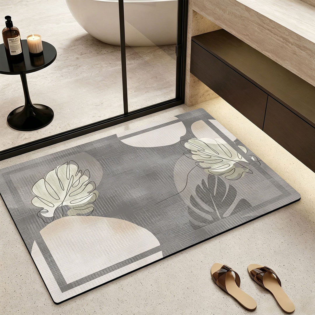 Decorative Luxe Bath Mat Kalsten