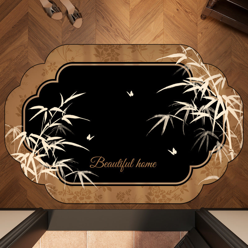 Floral Print Indoor Area Mat