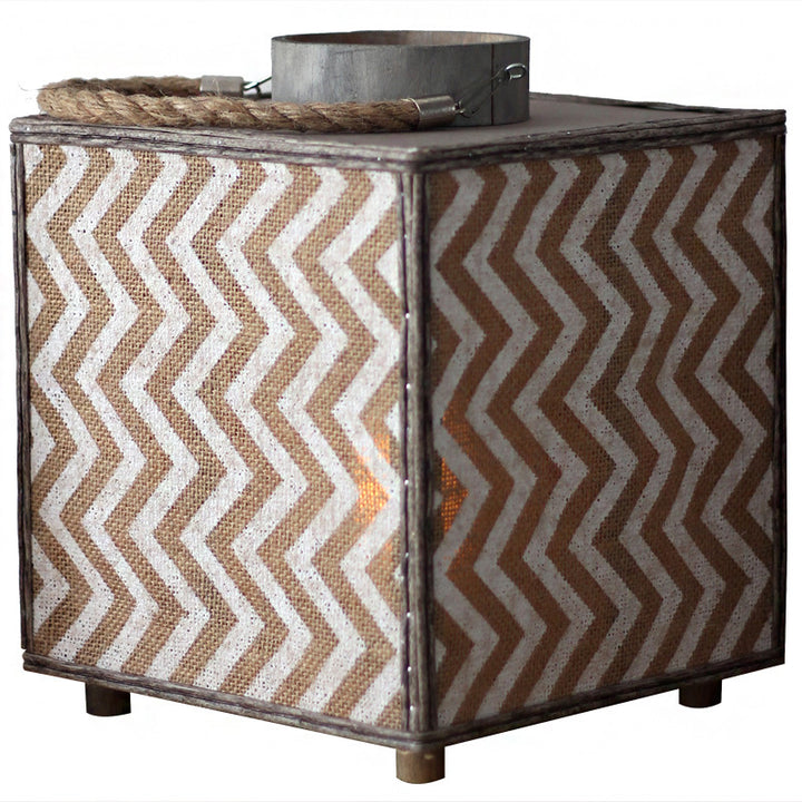 Decorative lantern with zigzag pattern Kalsten
