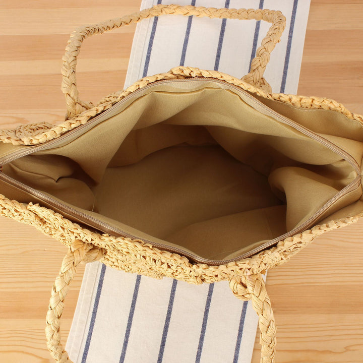 Fashionable Macrame Beach Bag with Artistic Design Kalsten