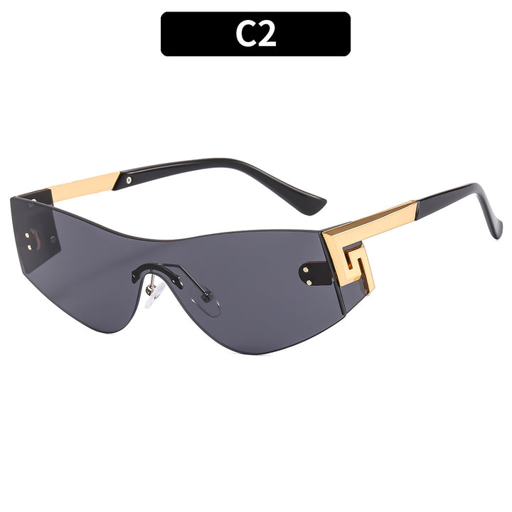 Futuristic Shield Frame Sunglasses  1787664834