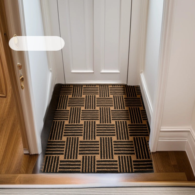 Half-Circle Coir Door Mat