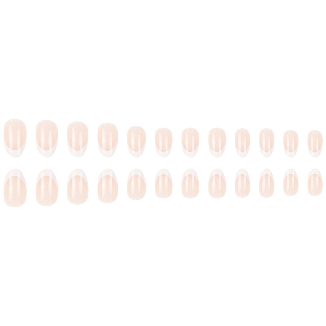 Elegant French Tip Press-On Nails Kalsten 1789085234