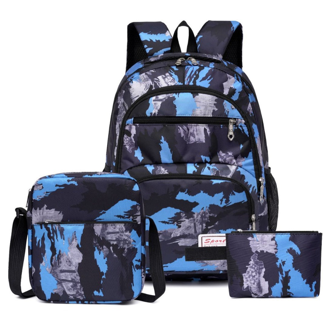 School backpack with multiple compartments and matching accessories Kalsten