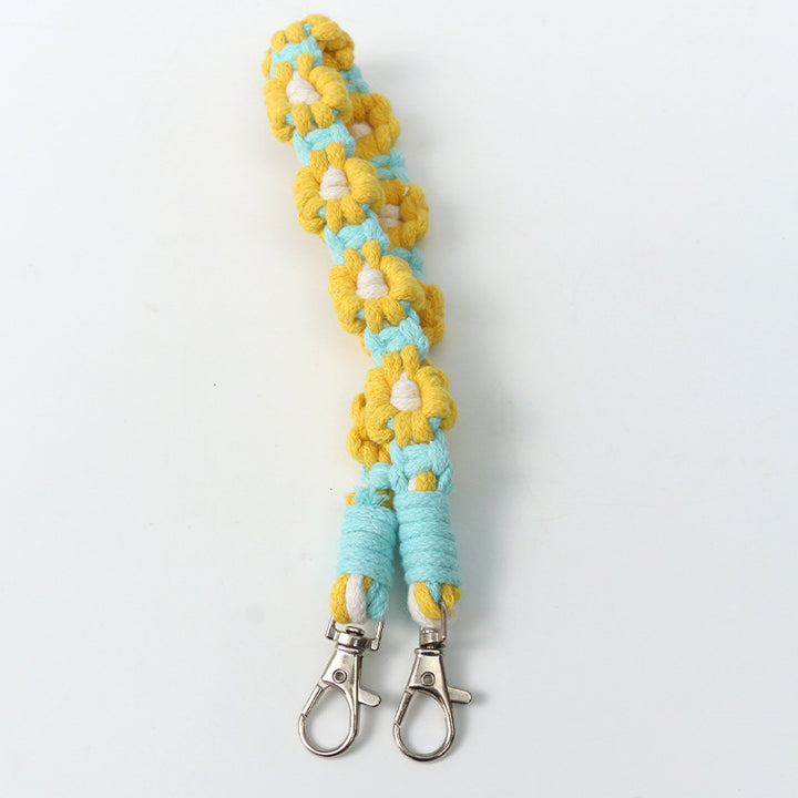 Floral Patterned Keychain