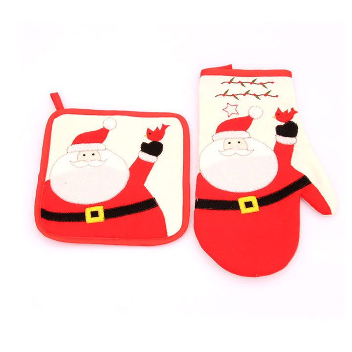 Santa-Themed Oven Mitts Kalsten