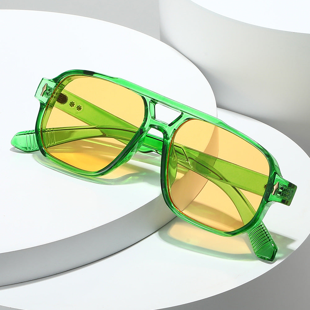 Fashion-Forward Polarized Rectangle Sunglasses Kalsten