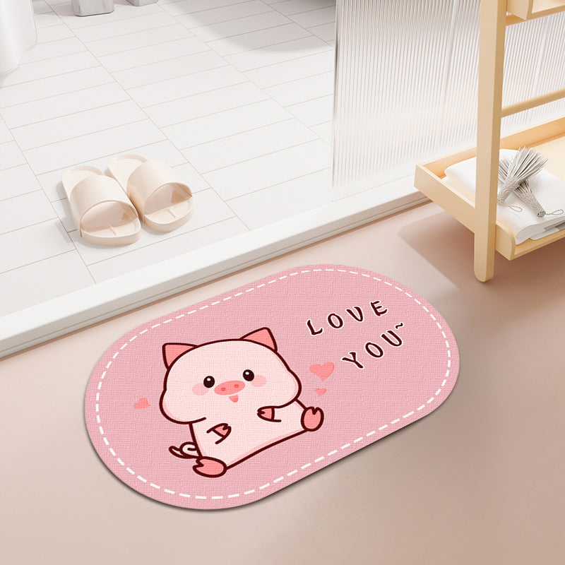 Cute Pet-Themed Entrance Mat