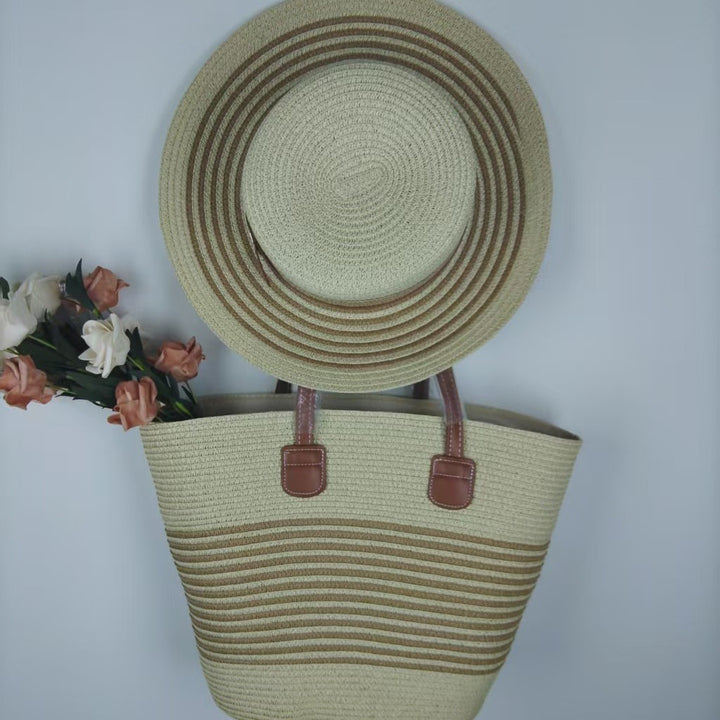 Beach bag and sun hat set Kalsten
