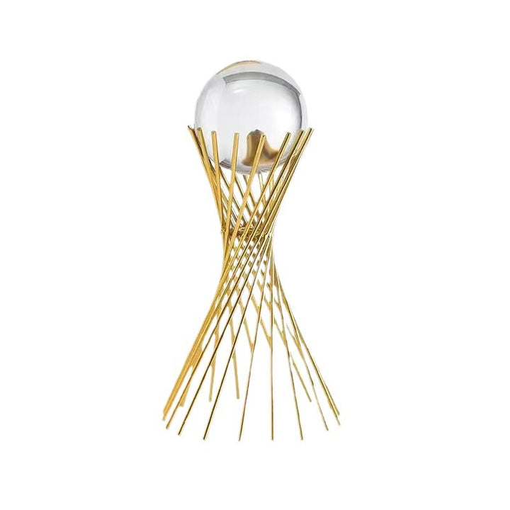 Elegant sculpture with crystal ball Kalsten