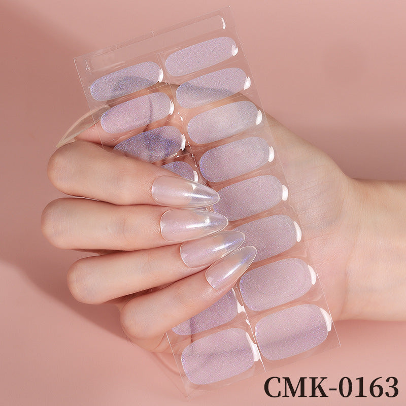 Glossy Press-On Nail Wraps